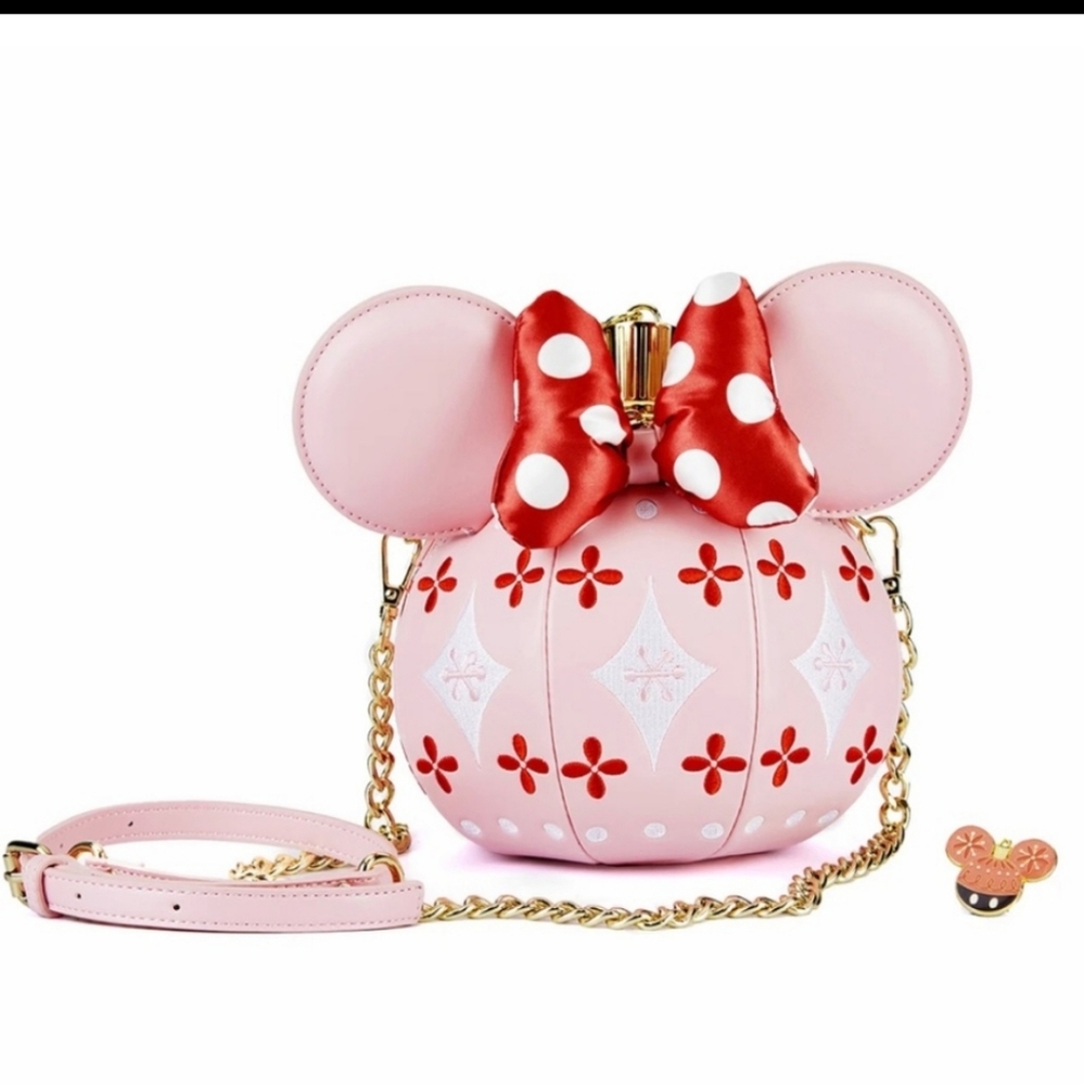 Stitch Shoppe Minnie Mouse Ornament Crossbody Bag